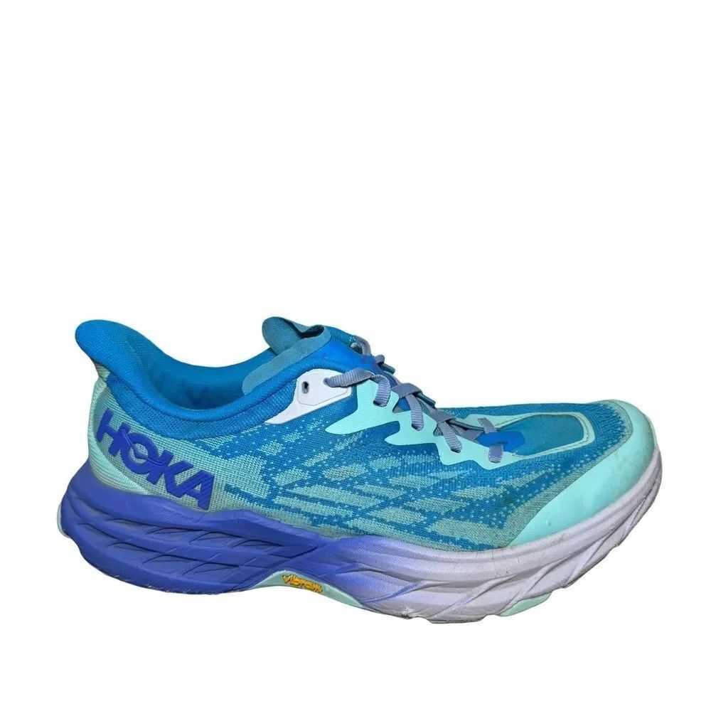 Hoka speed goat 5 Turquoise and Blue Running Shoes size 10B